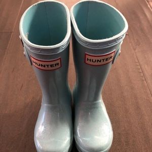 Girls Hunter Glitter Rain boots